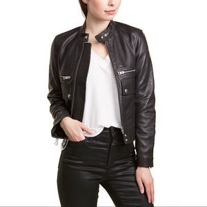 Zadig&Voltaire women’s black lambskin jacket